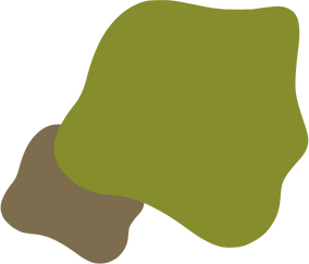 a green and brown shapes